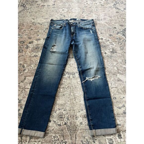 AG The Stilt Roll-Up Cigarette Roll-Up Jeans - Picture 1 of 9